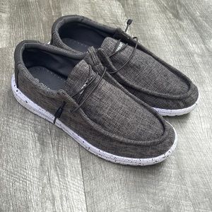 Cherokee Gray Casual Slip-on Boat Shoes Loafers